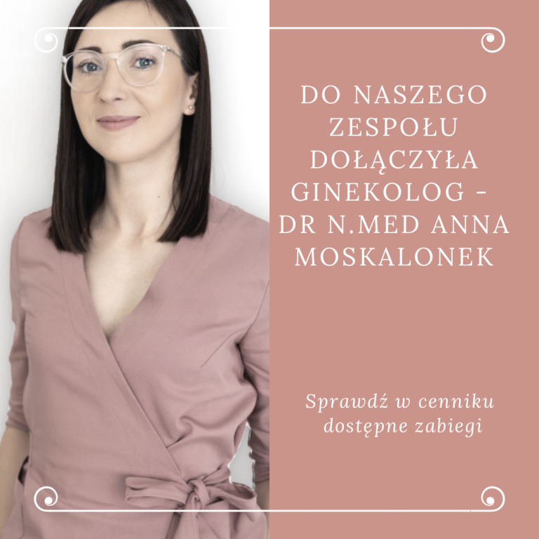 Do naszego zespołu dołącza dr n.med. Anna Moskalonek – GINEKOLOG